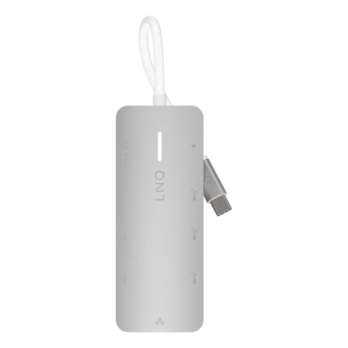 Hub USB Linq Byelements LQ49081PS Blanco Gris
