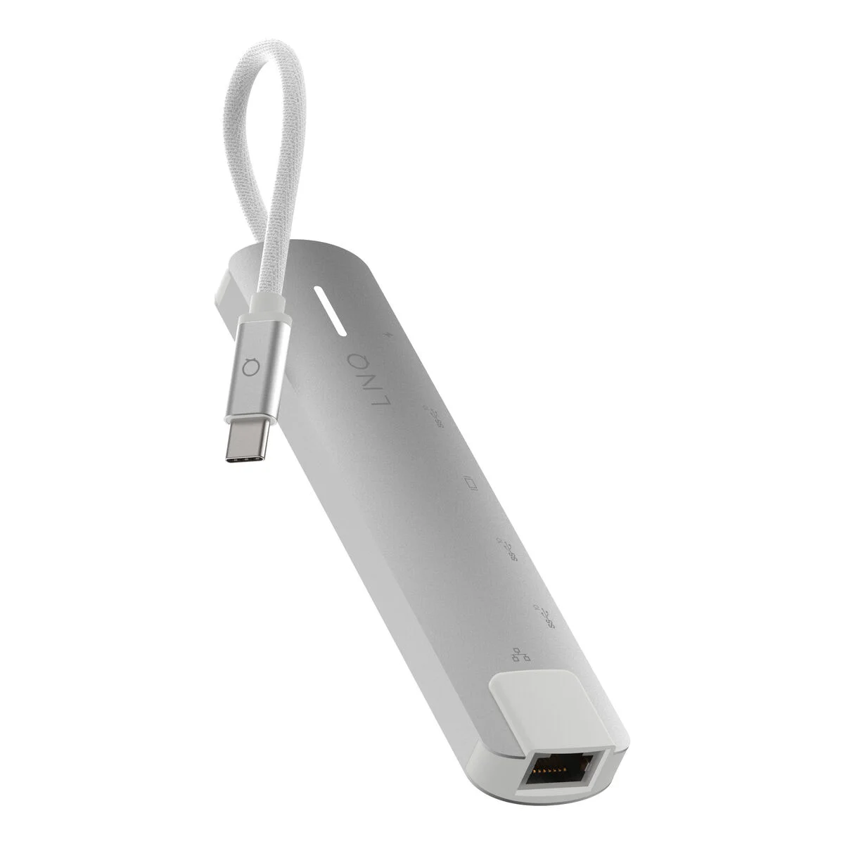 Hub USB Linq Byelements LQ49061 Blanco Gris