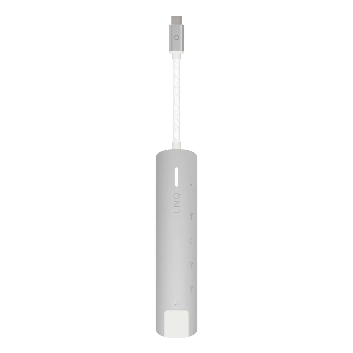 Hub USB Linq Byelements LQ49061 Blanco Gris