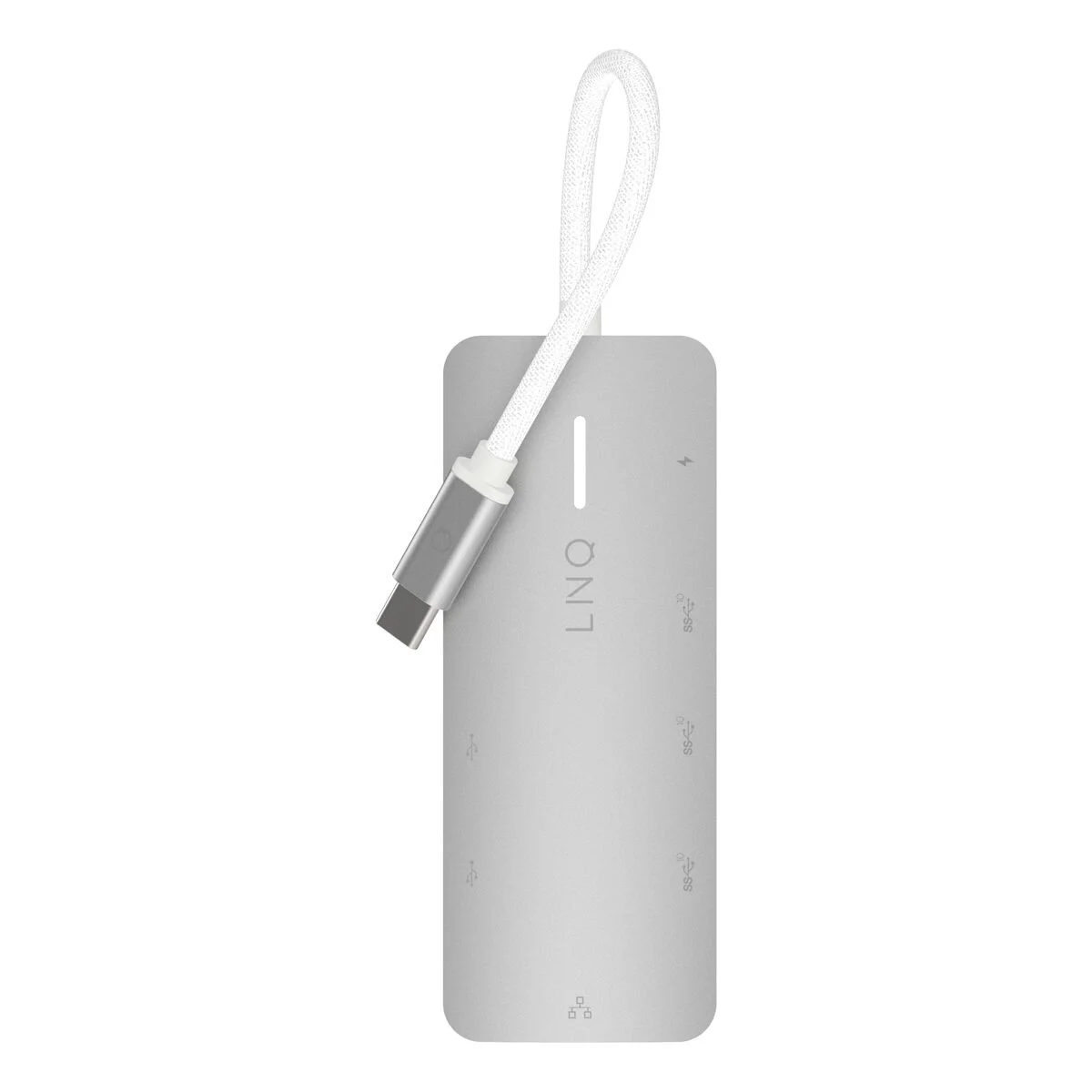 Hub USB Linq Byelements LQ49081 Blanco Gris