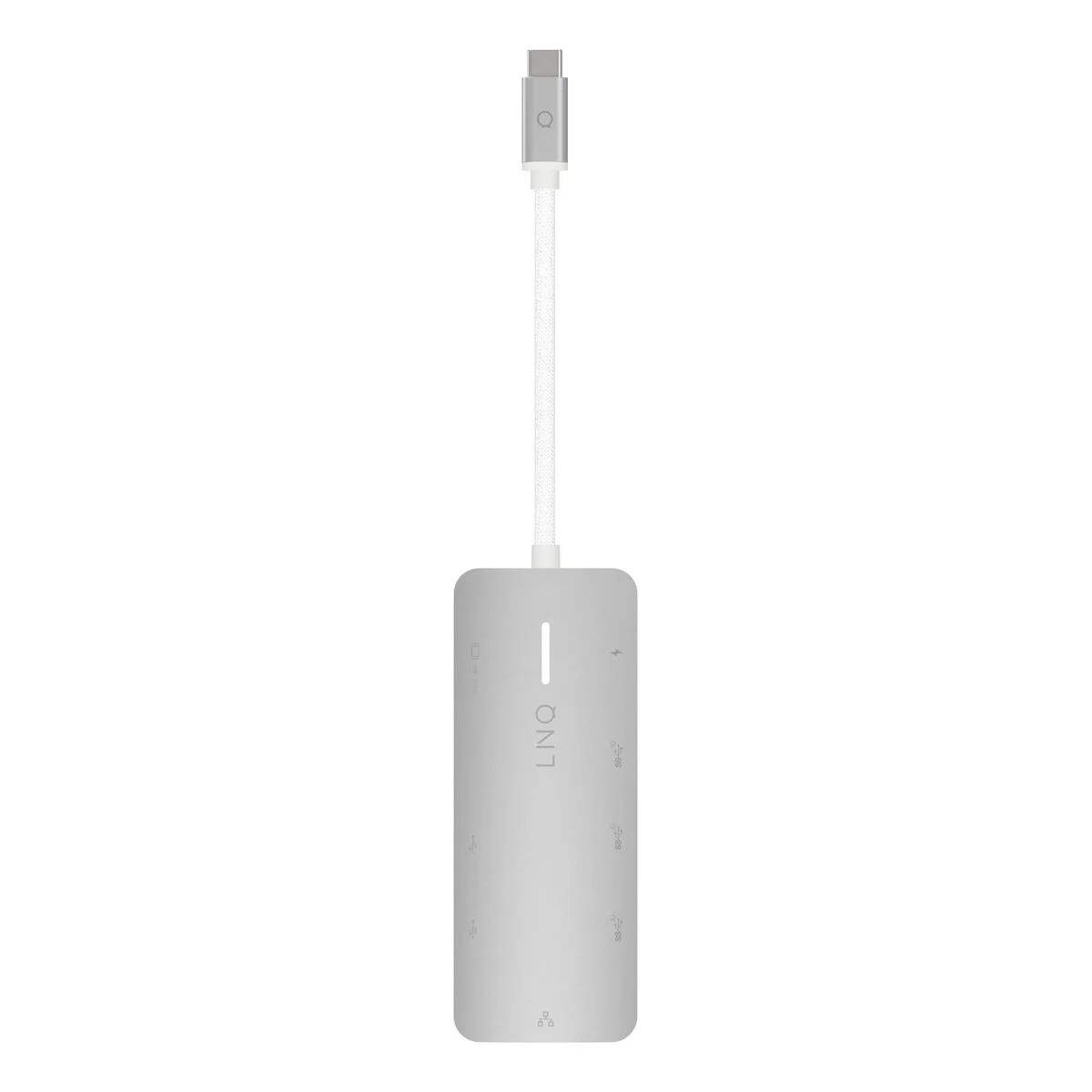 Hub USB Linq Byelements LQ49081 Blanco Gris