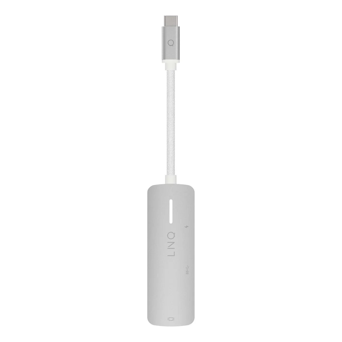 Hub USB Linq Byelements LQ49031 Blanco Gris