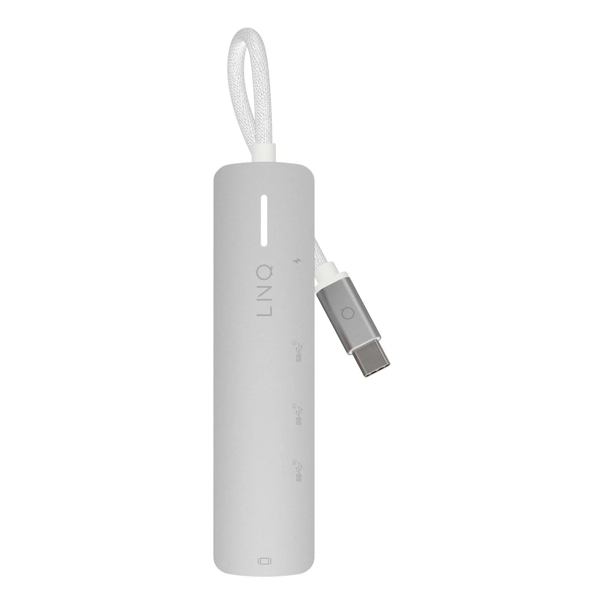 Hub USB Linq Byelements LQ49051 Blanco Gris