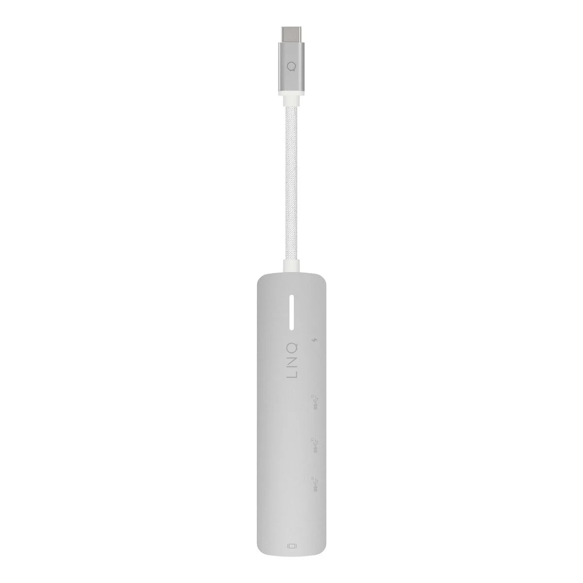 Hub USB Linq Byelements LQ49051 Blanco Gris