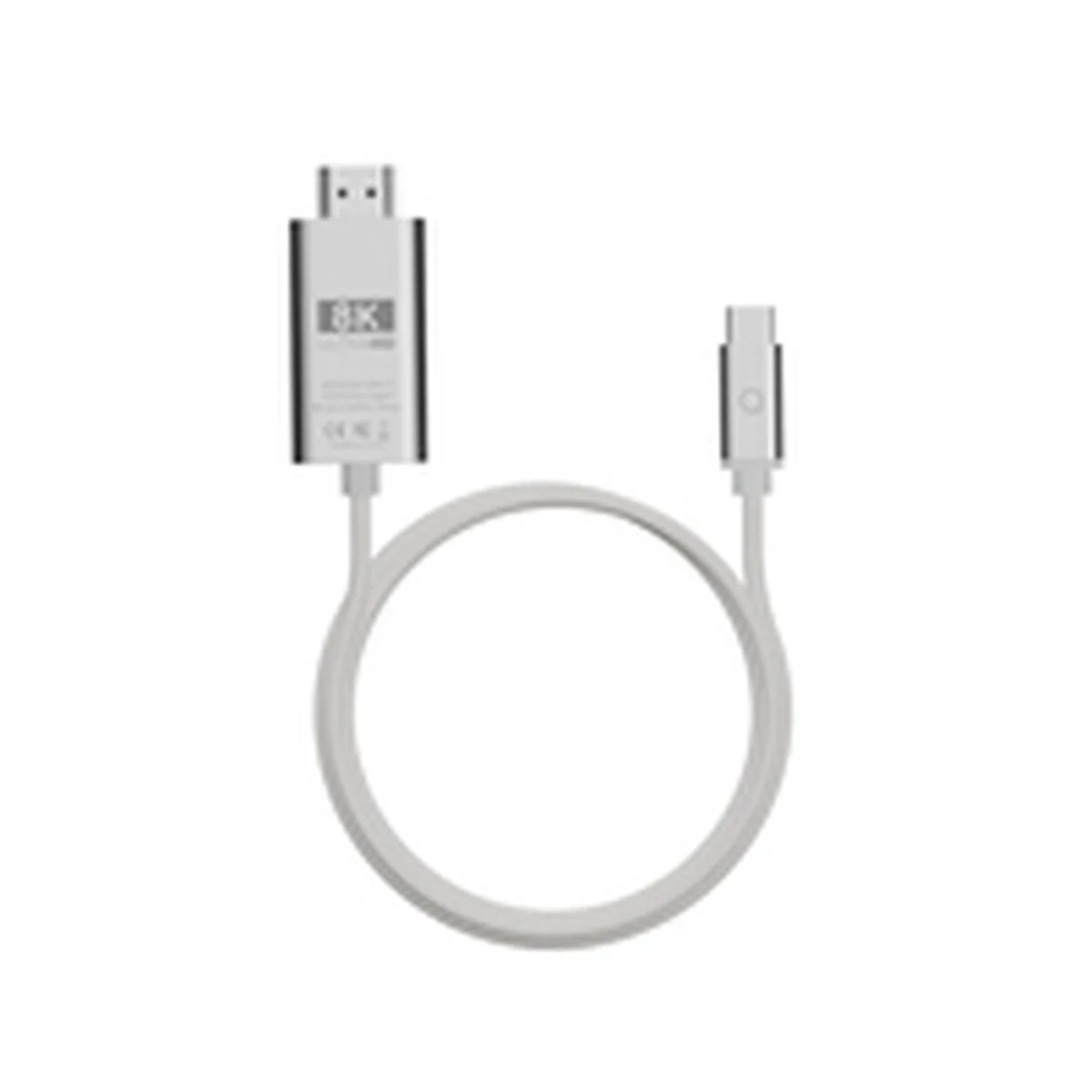 Cable USB Linq Byelements LQCCH200 Gris 2 m