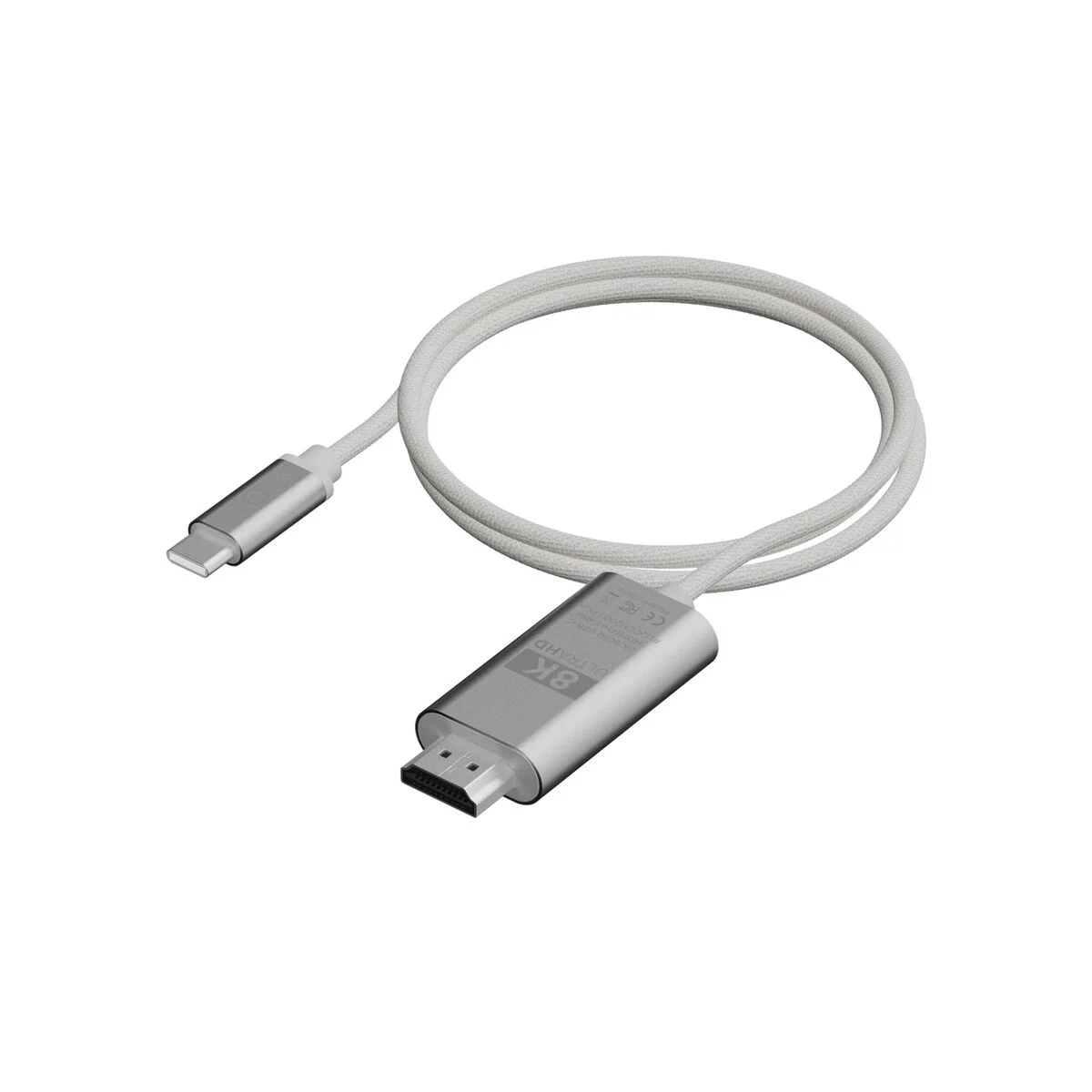 Cable USB Linq Byelements LQCCH200 Gris 2 m