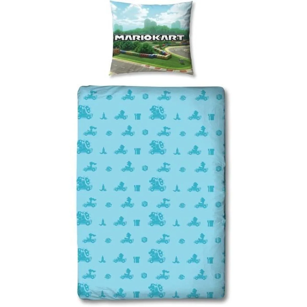 Juego de funda nórdica Mario Bros Multicolor Cama de 140 2 Piezas