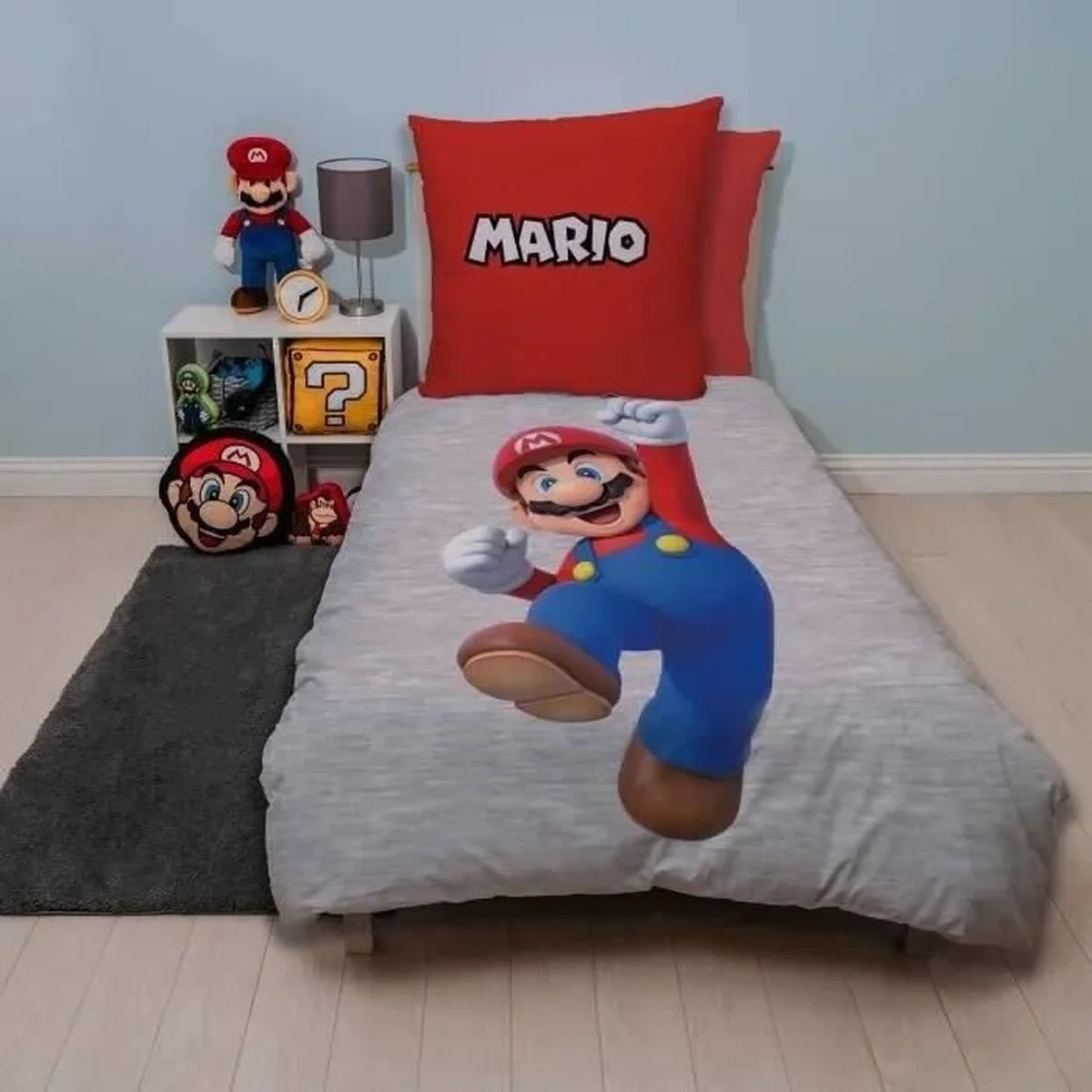 Juego de funda nórdica Mario Bros 25 x 4 x 30 cm Multicolor Cama de 140 2 Piezas