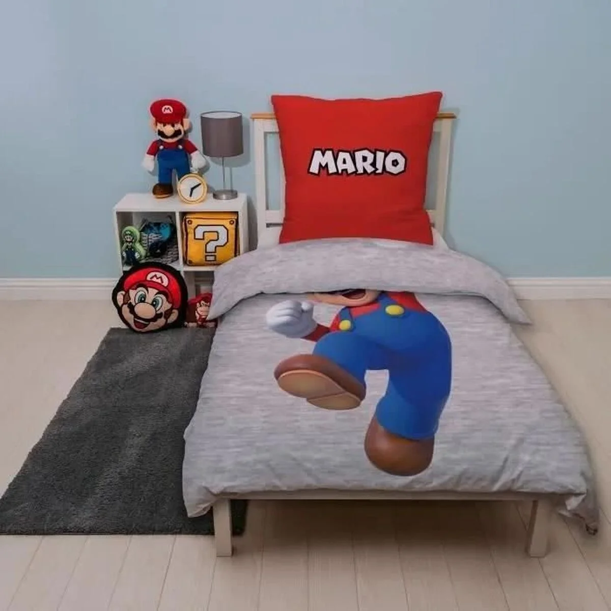 Juego de funda nórdica Mario Bros 25 x 4 x 30 cm Multicolor Cama de 140 2 Piezas
