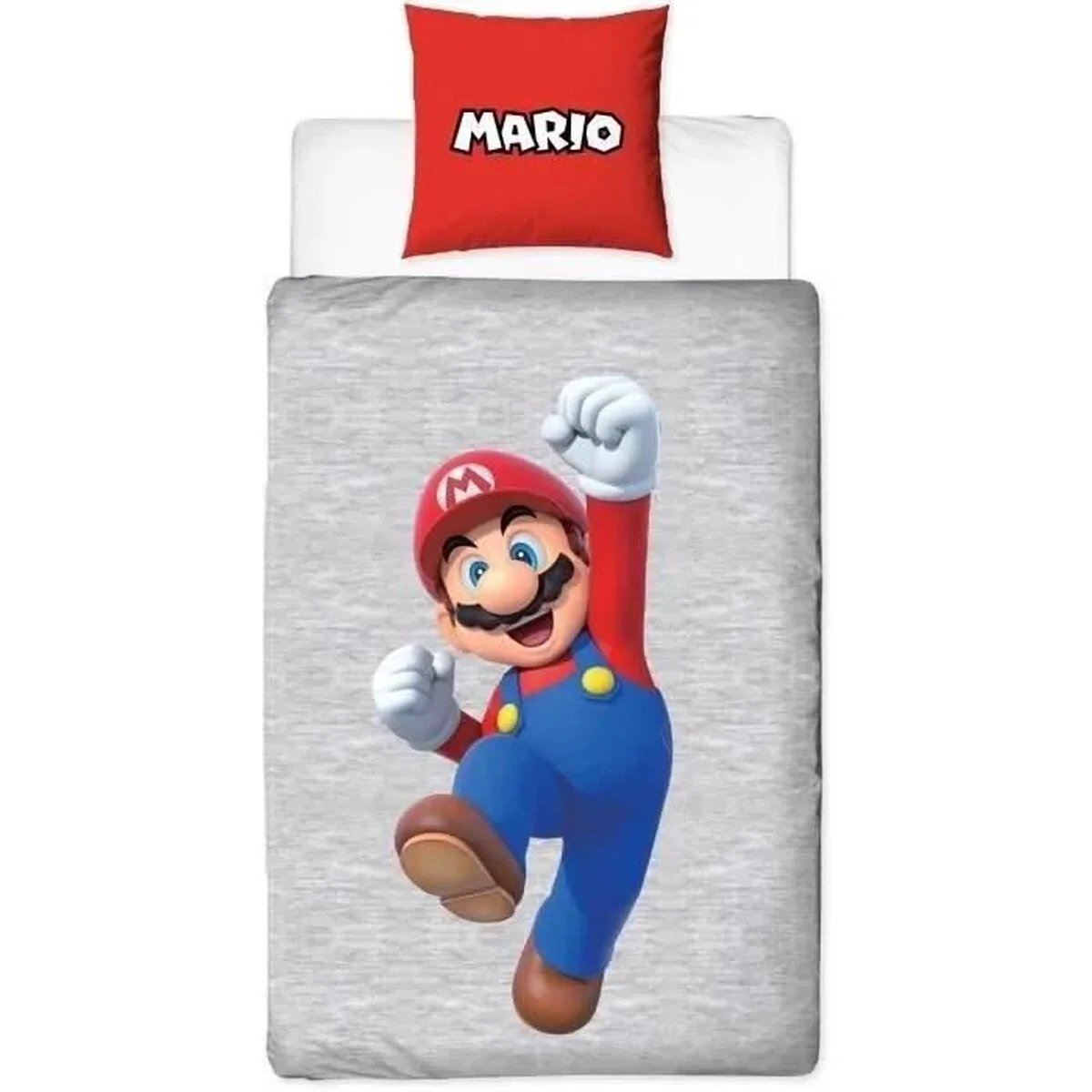 Juego de funda nórdica Mario Bros 25 x 4 x 30 cm Multicolor Cama de 140 2 Piezas