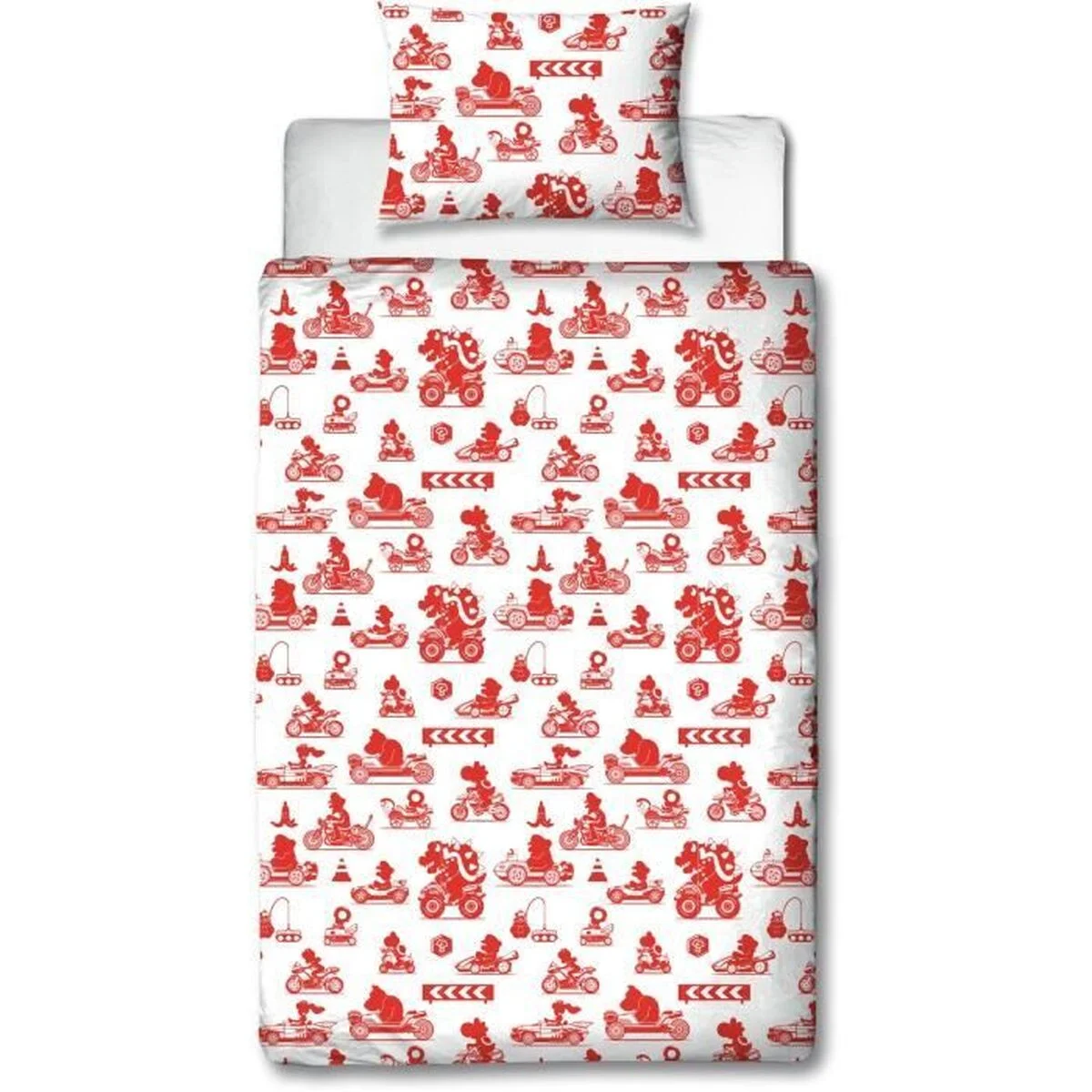Juego de funda nórdica Mario Bros Multicolor Cama de 140 2 Piezas