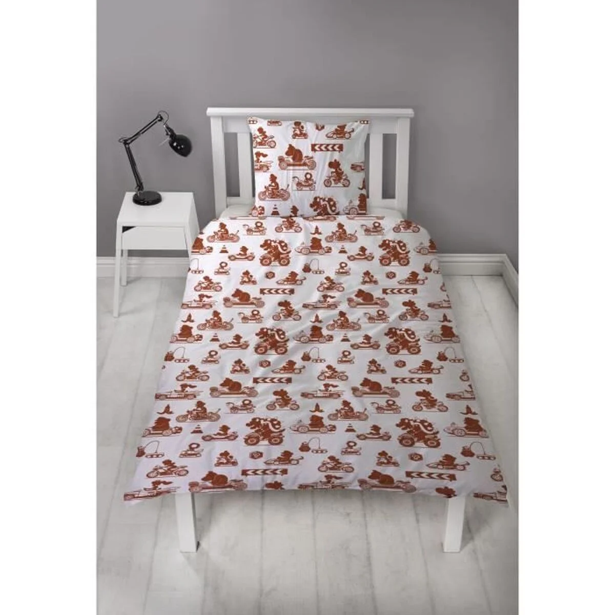 Juego de funda nórdica Mario Bros Multicolor Cama de 140 2 Piezas