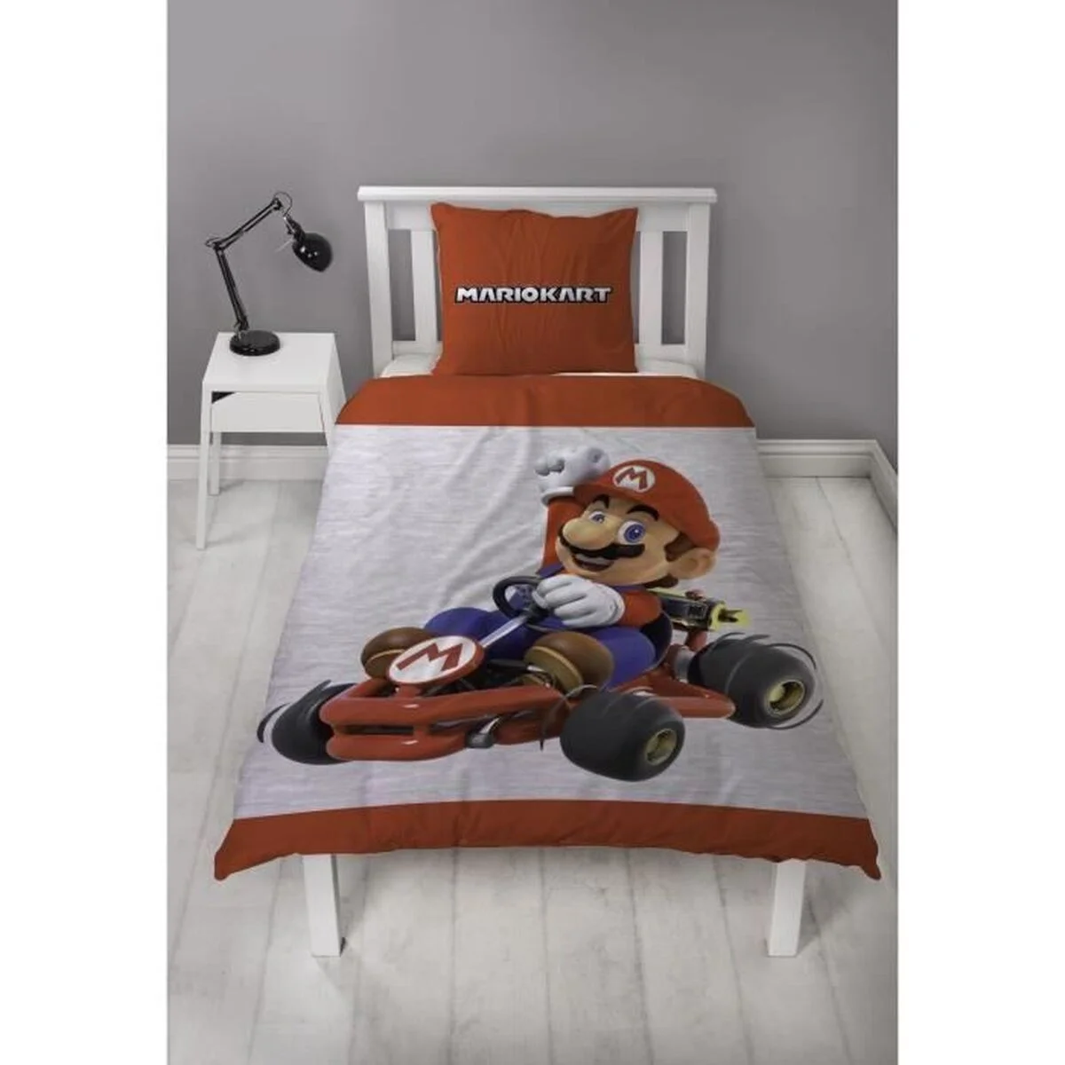 Juego de funda nórdica Mario Bros Multicolor Cama de 140 2 Piezas