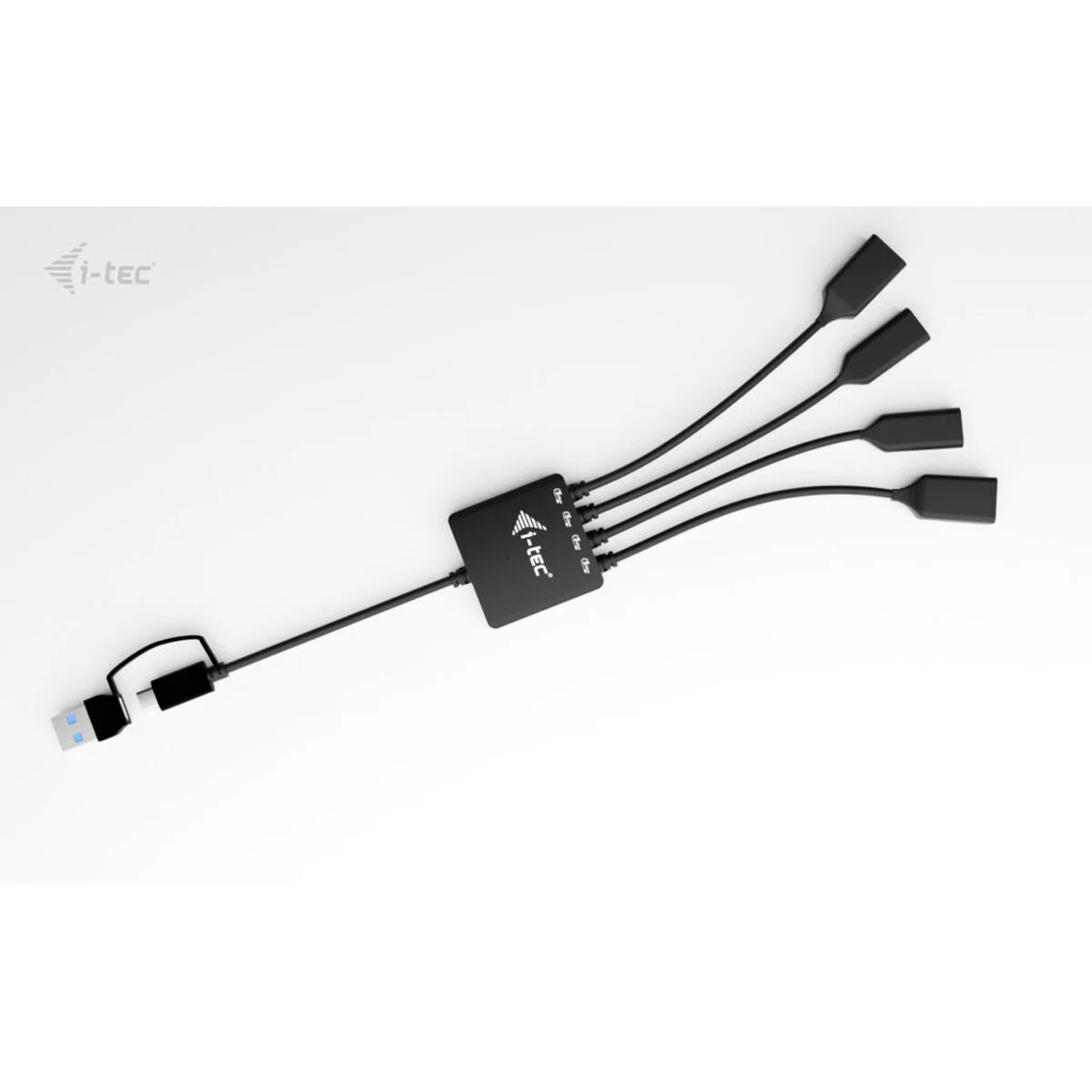 Hub USB i-Tec CACBLHUB2A2C Negro