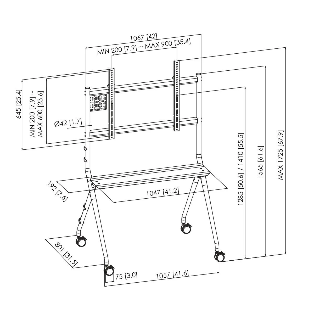 Soporte de Mesa para Pantalla Vogel's 7410110 50" 86"