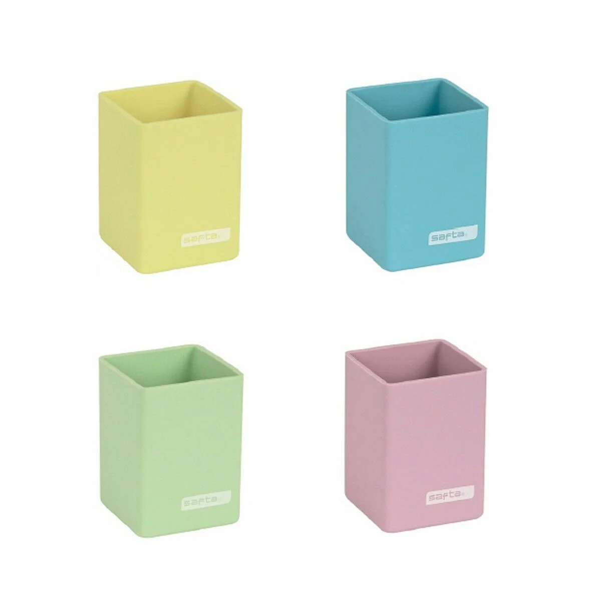 Set Safta Azul Multicolor Silicona 19,5 x 23 cm Portalápices