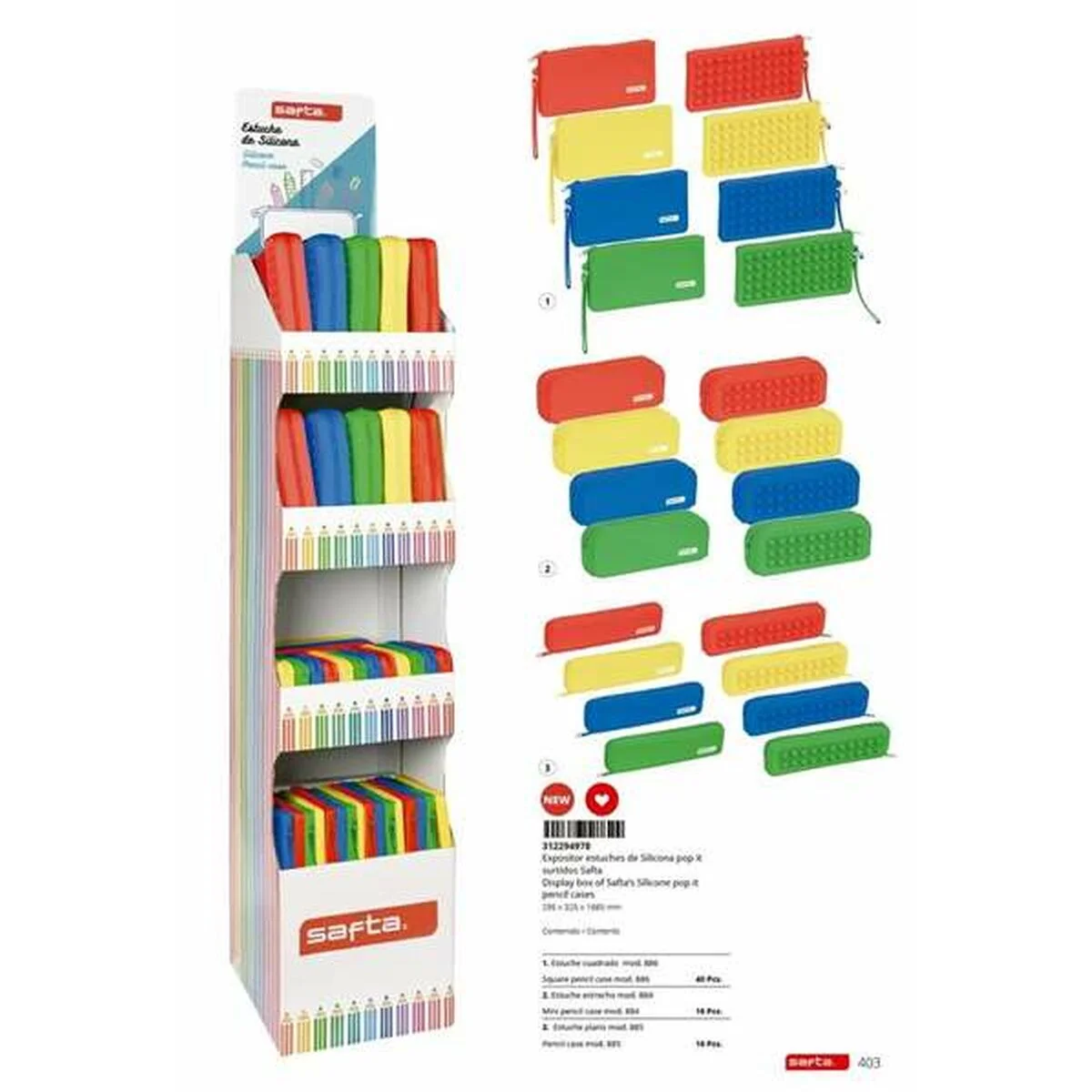 Portatodo Safta Rojo 29,5 x 168,5 x 32,5 cm