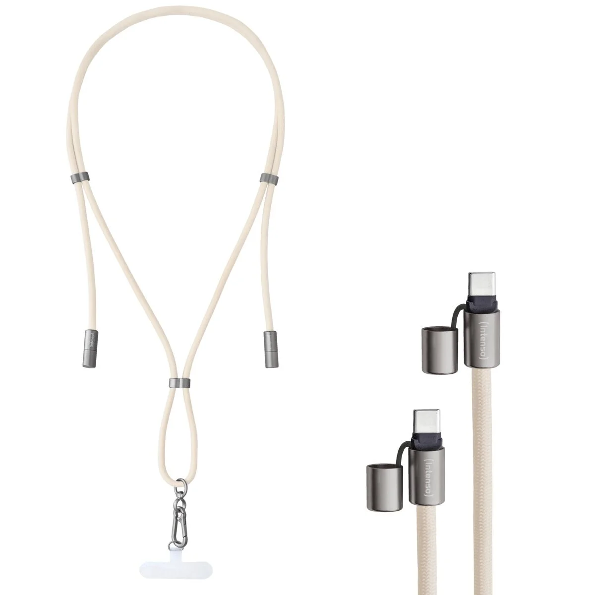 Cable USB-C a USB-C INTENSO 7991001 Beige