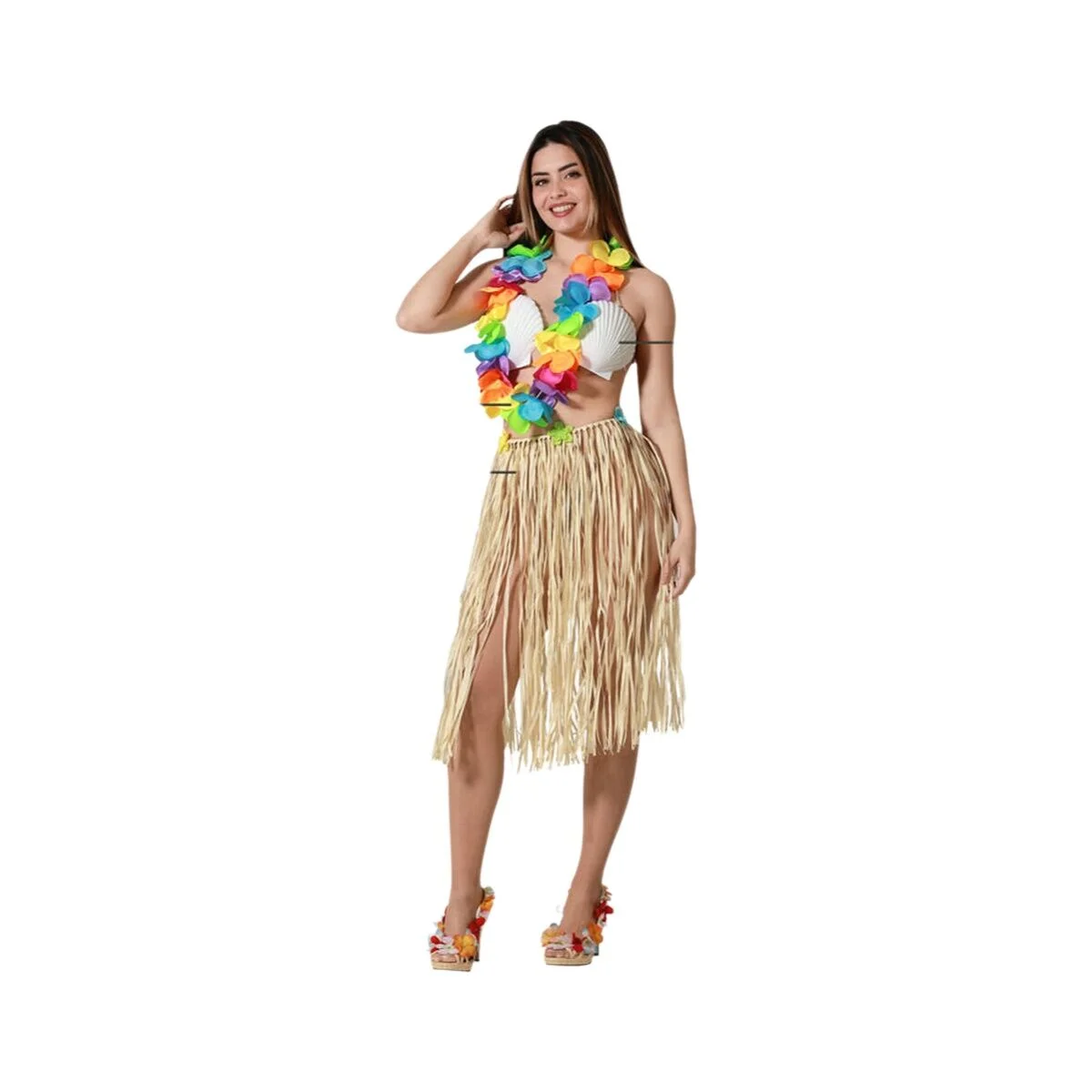 Disfraz para Adultos Hawaiana Hawaiano (3 Piezas)