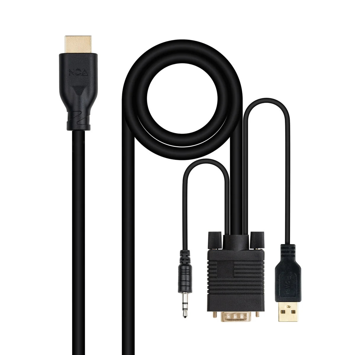 Cable VGA NANOCABLE 10.15.4612 1,8 m Negro