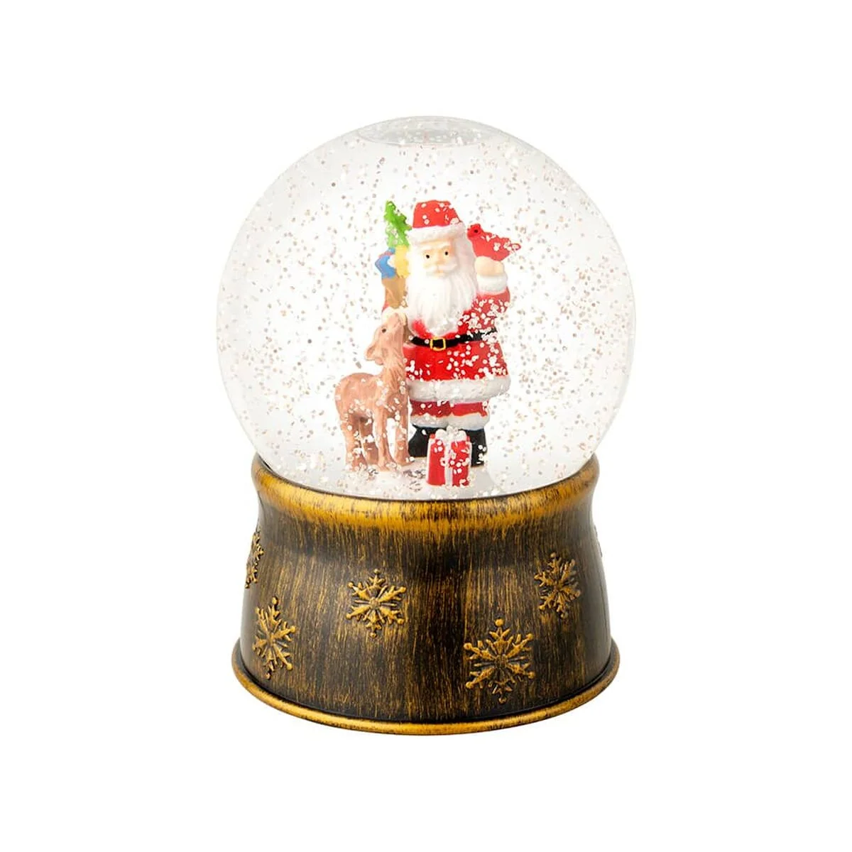 Bola de Nieve de Papá Noel Lumineo Multicolor