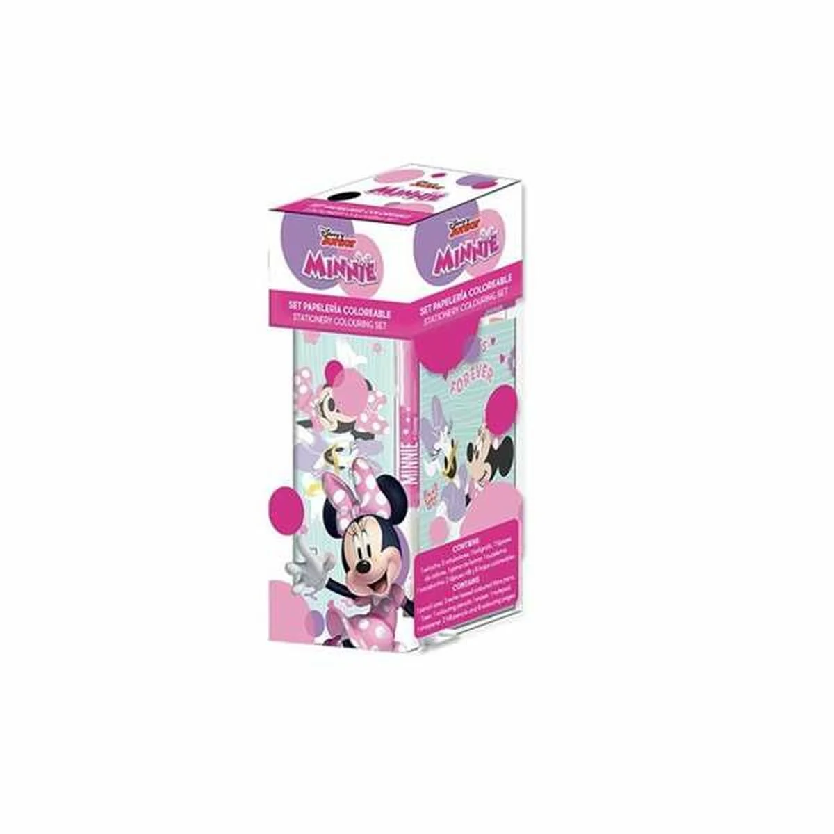 Set de Papelería Minnie Mouse Rosa