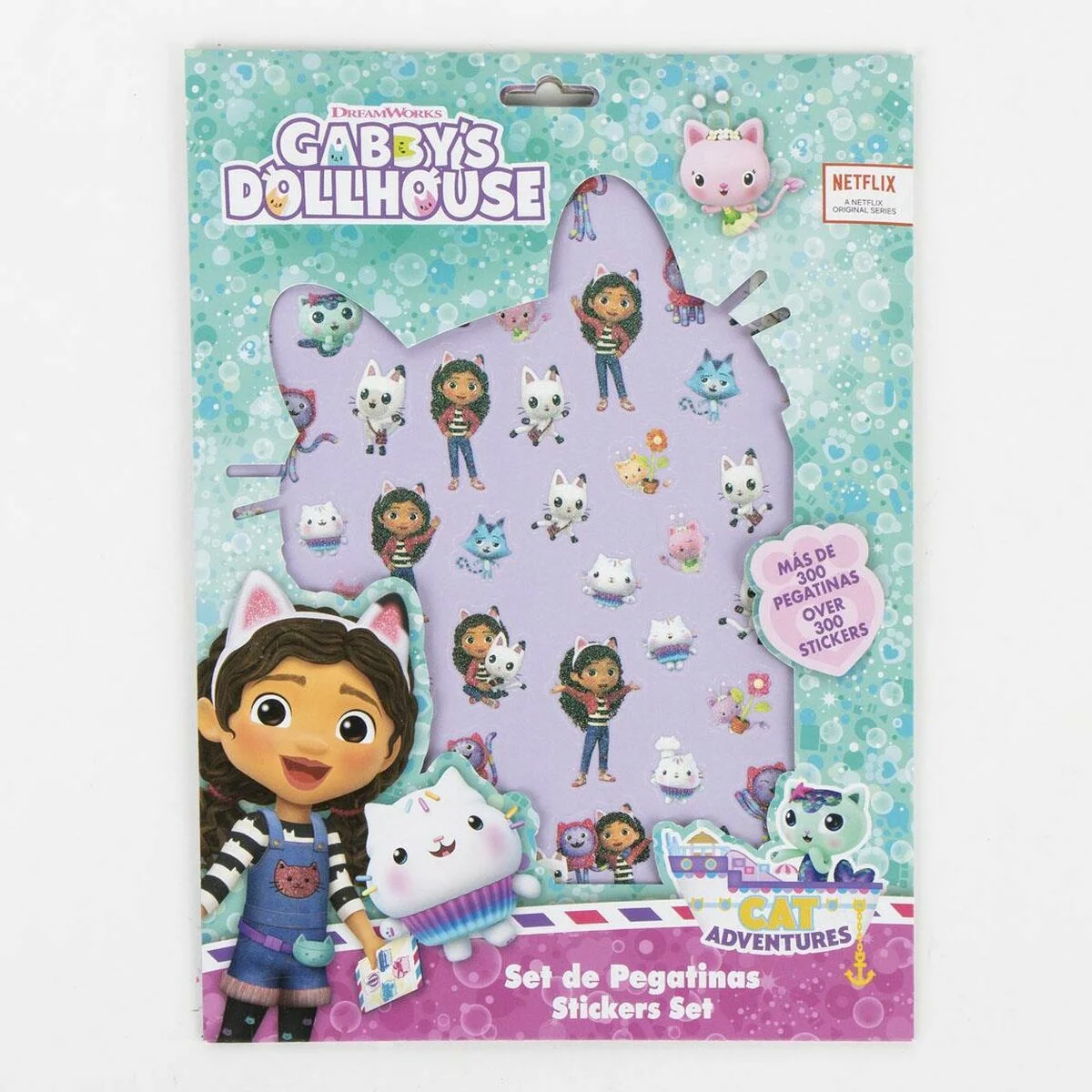 Pegatinas Gabby's Dollhouse Morado