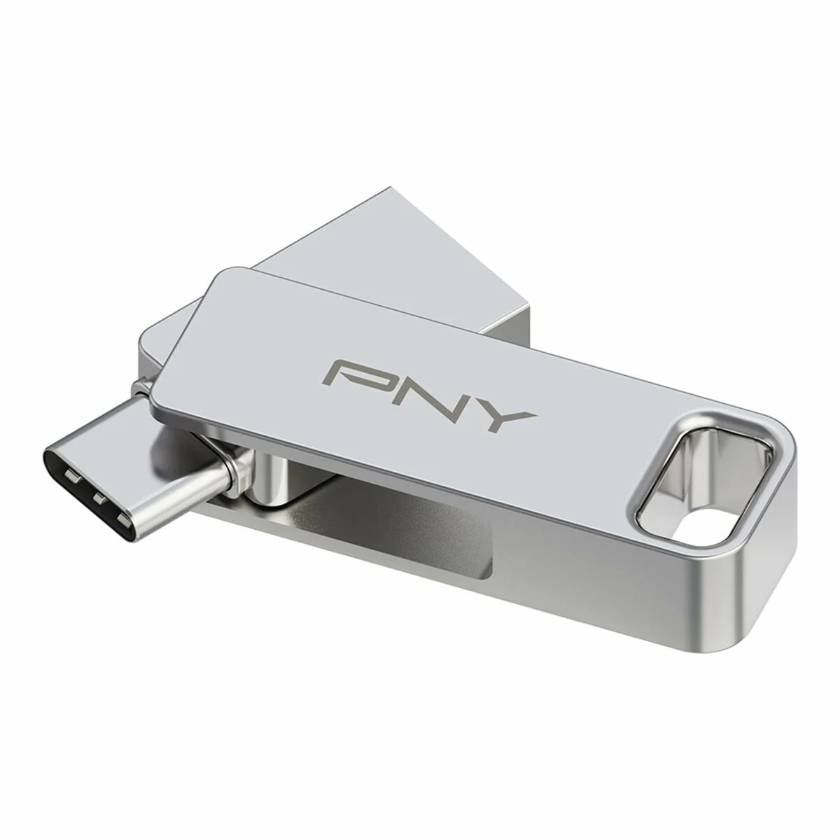Memoria USB PNY PFDI64GDULINKTYCG Plateado Acero 64 GB