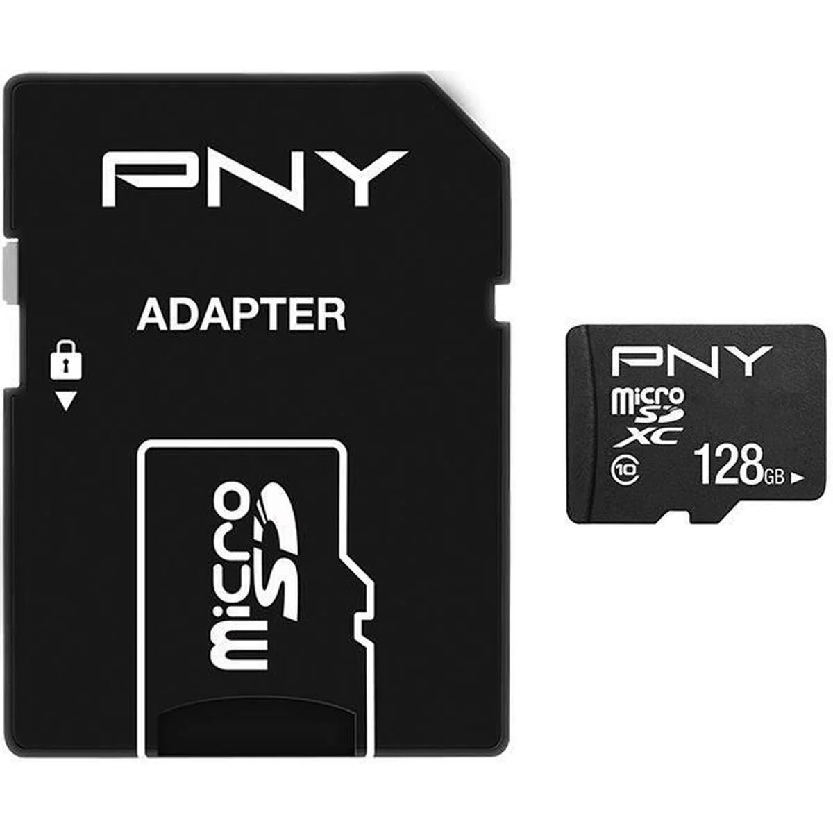 Tarjeta de Memoria Micro SD con Adaptador PNY Performance Plus 128 GB