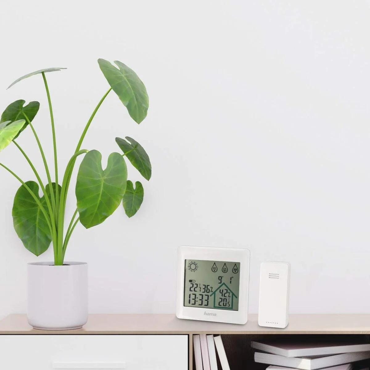 Estación Meteorológica Multifunción Hama 00186412 Blanco