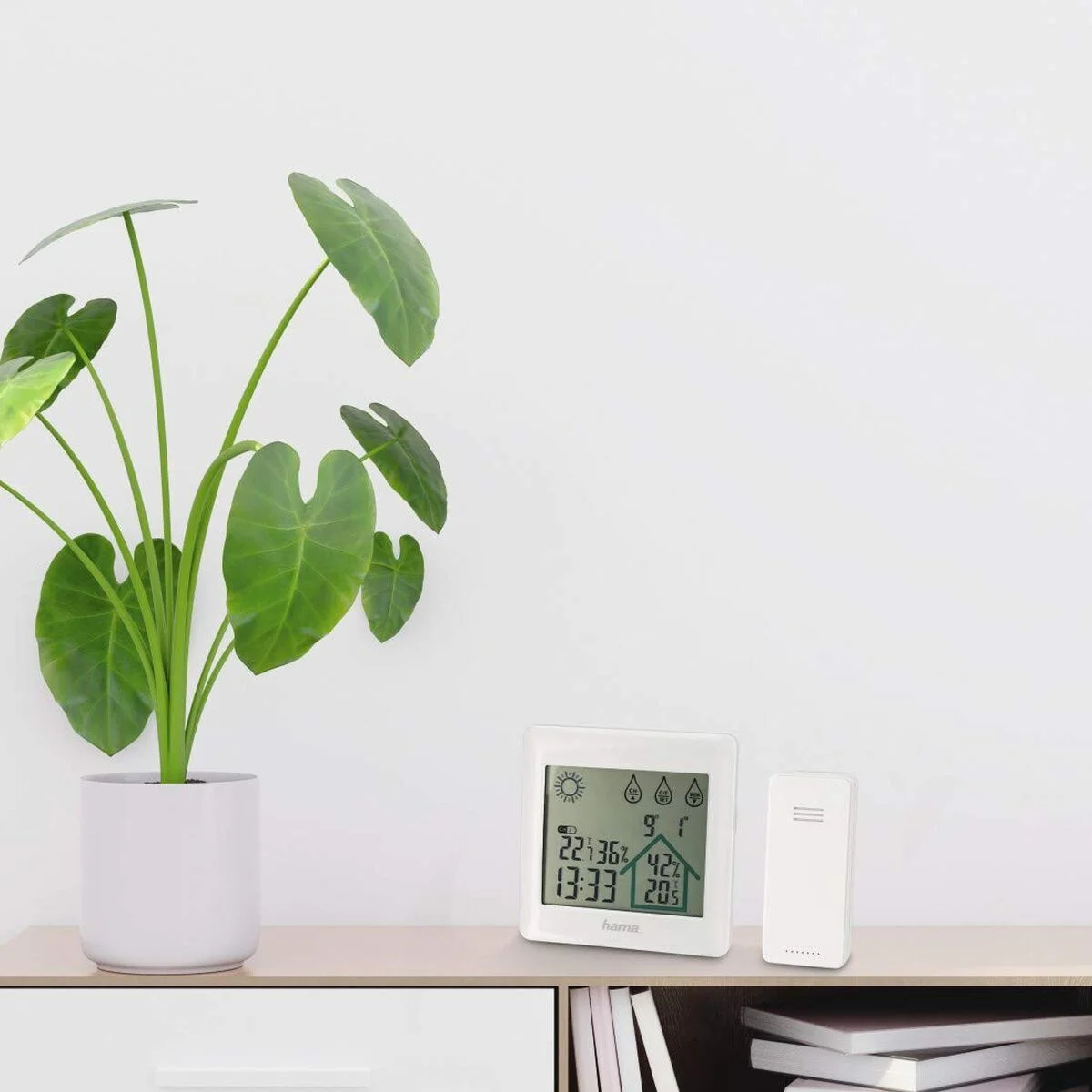 Estación Meteorológica Multifunción Hama 00186412 Blanco