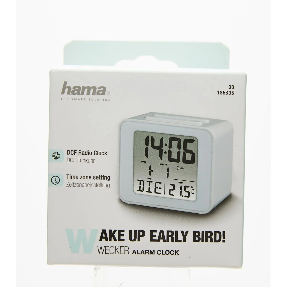 Reloj Despertador Hama 00186305 Blanco