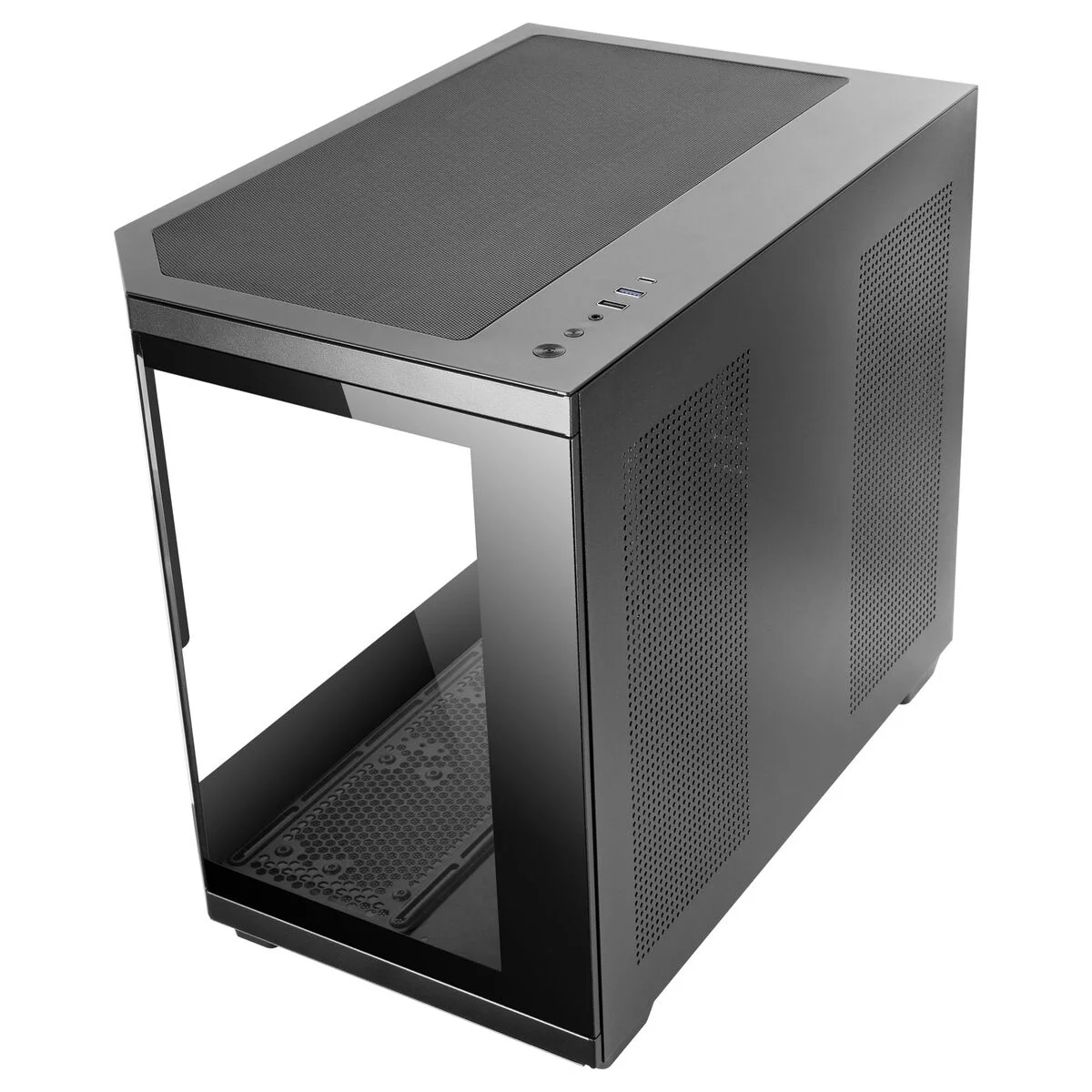 Caja Semitorre ATX Mars Gaming MC3TCORELCDM Negro