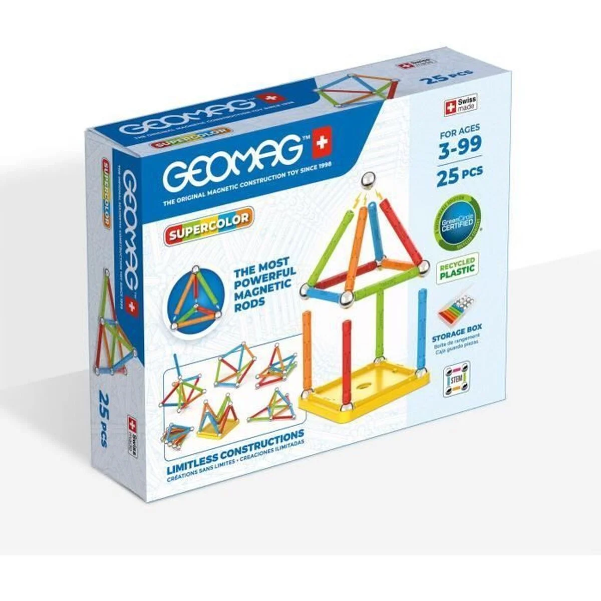 Juego de Construcción Geomag 25 Piezas
