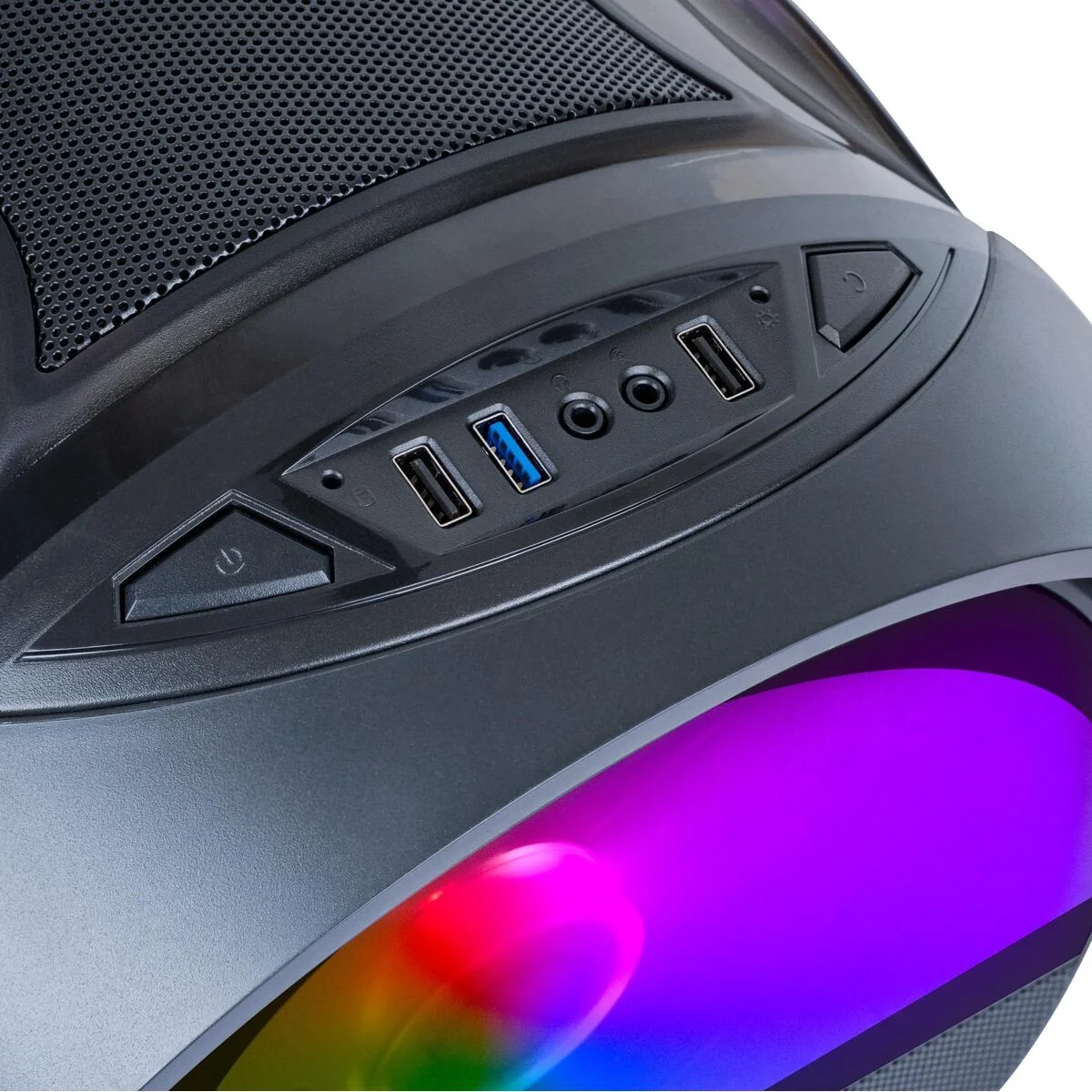 Caja Semitorre ATX Mars Gaming MCCYLON Negro