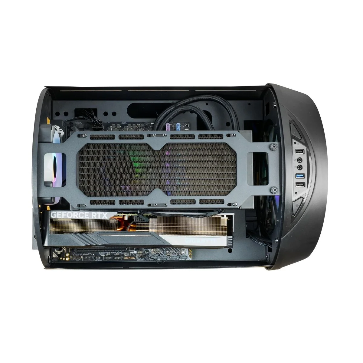 Caja Semitorre ATX Mars Gaming MCCYLON Negro