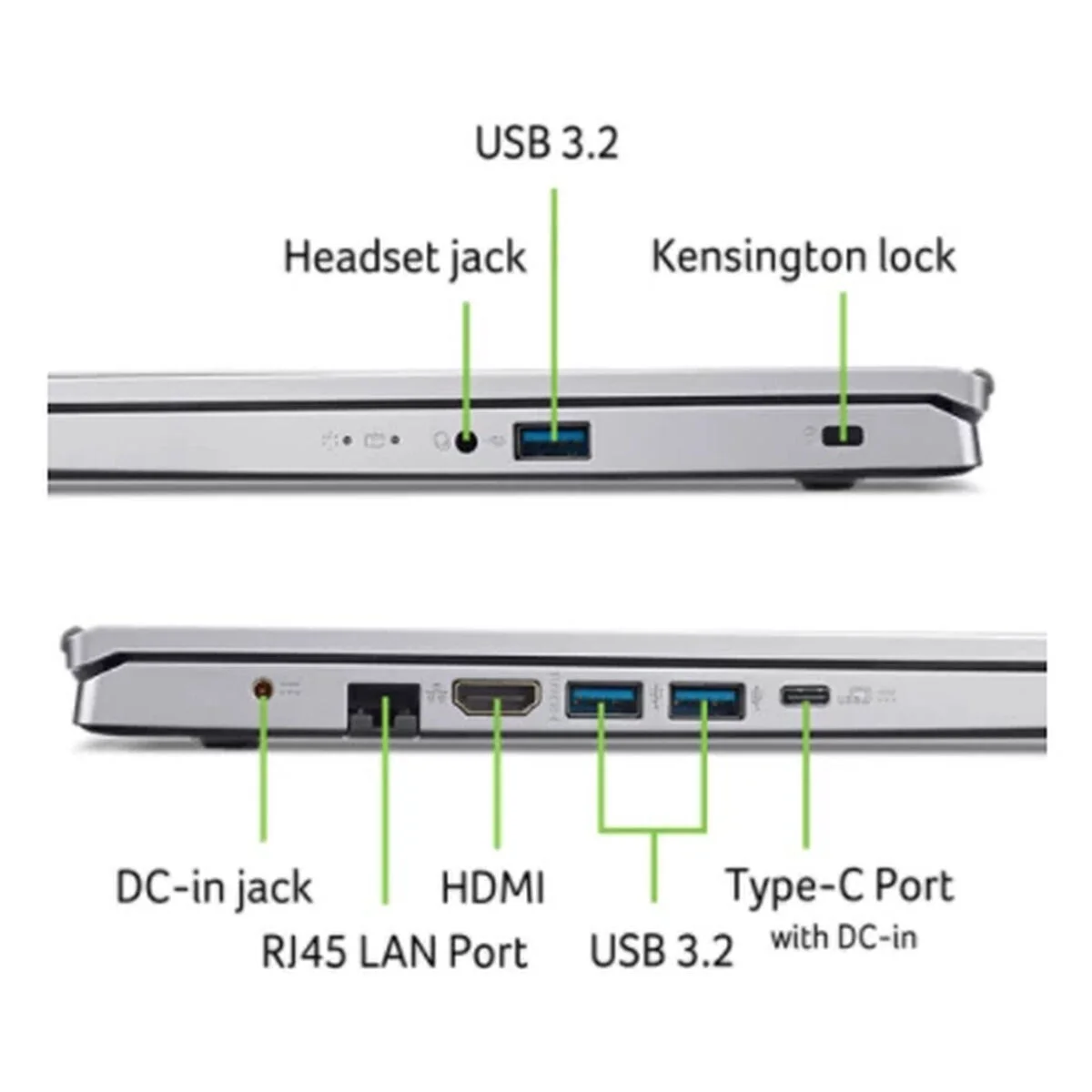 Laptop Acer NX.J7WEB.02C 39" AMD Ryzen 7 5825U 16 GB RAM
