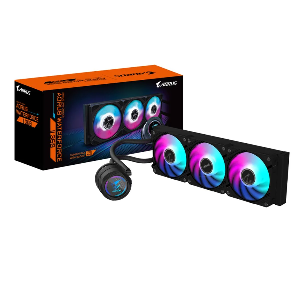 Ventilador de Caja Gigabyte GP-AORUS WATERFORCE II 360