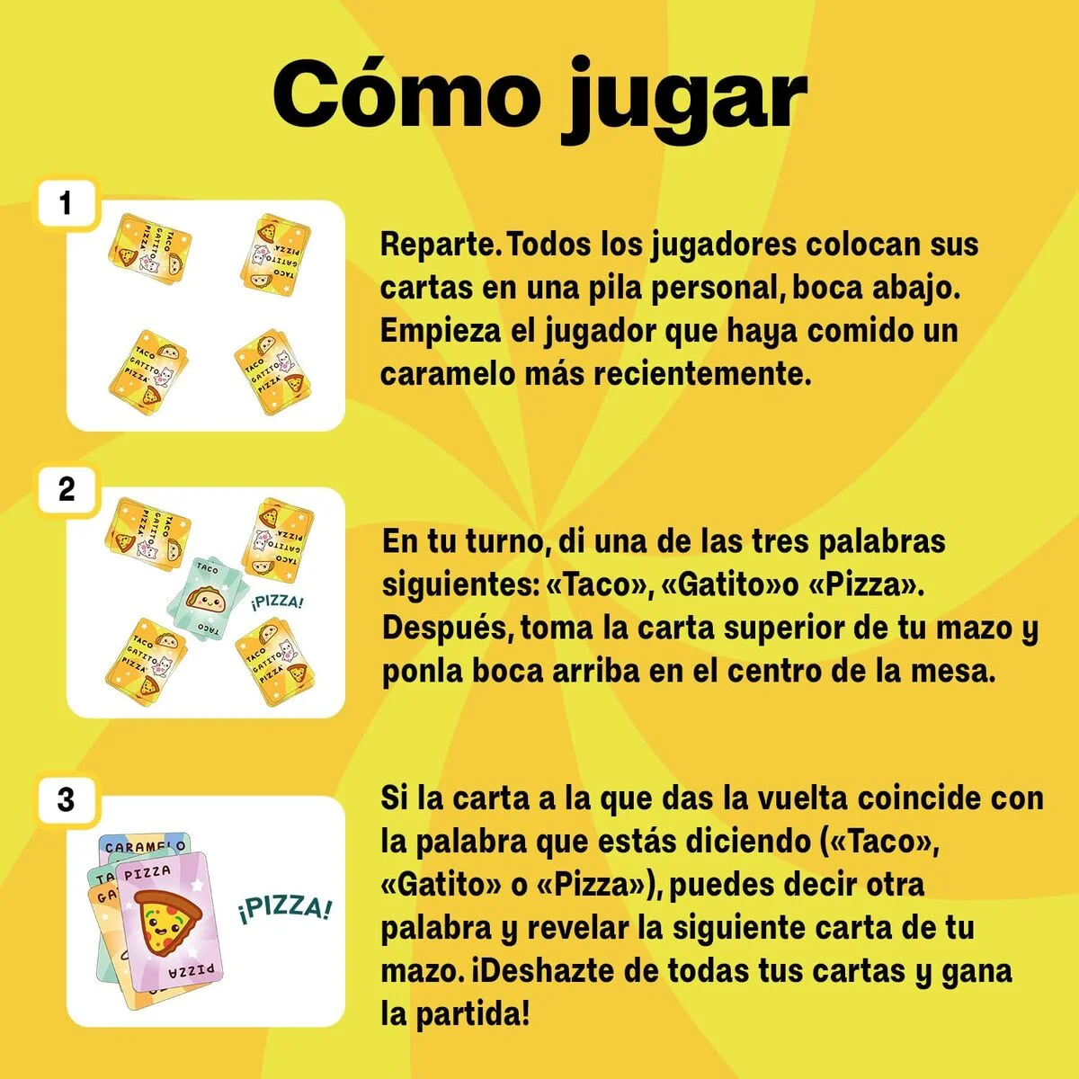 Juego de Cartas Lúdilo Amarillo ES