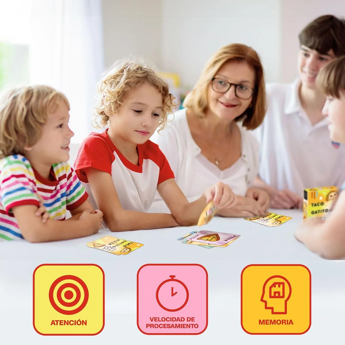 Juego de Cartas Lúdilo Amarillo ES