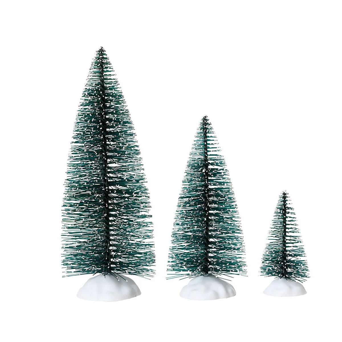 Árbol de Navidad Lumineo Verde Plástico Nevado Pino 10 Piezas