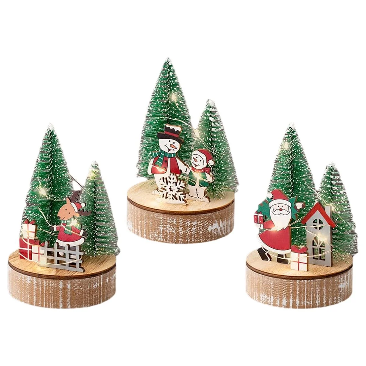 Figura Decorativa Lumineo Navidad Ø 8 x 12 cm