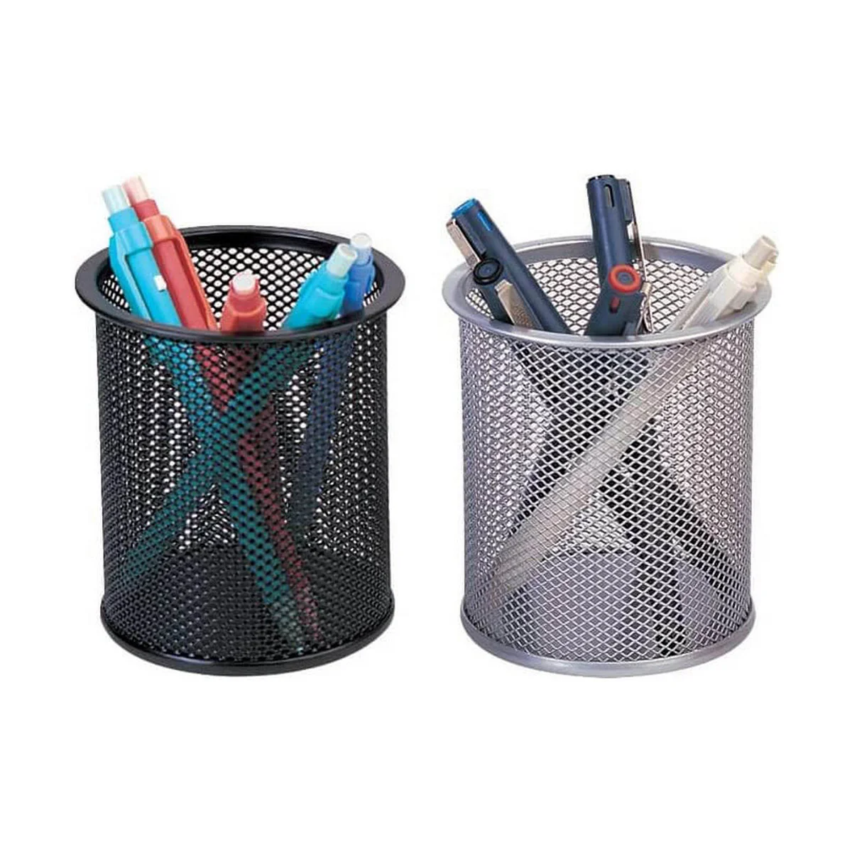 Portalápices Q-Connect Metal (8,6 x 10,5 cm)