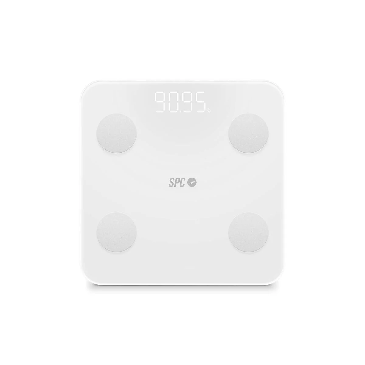 Báscula Digital de Baño SPC Internet ATENEA FIT 3 Blanco Cristal Templado 180 kg 50 x 50 x 28 cm