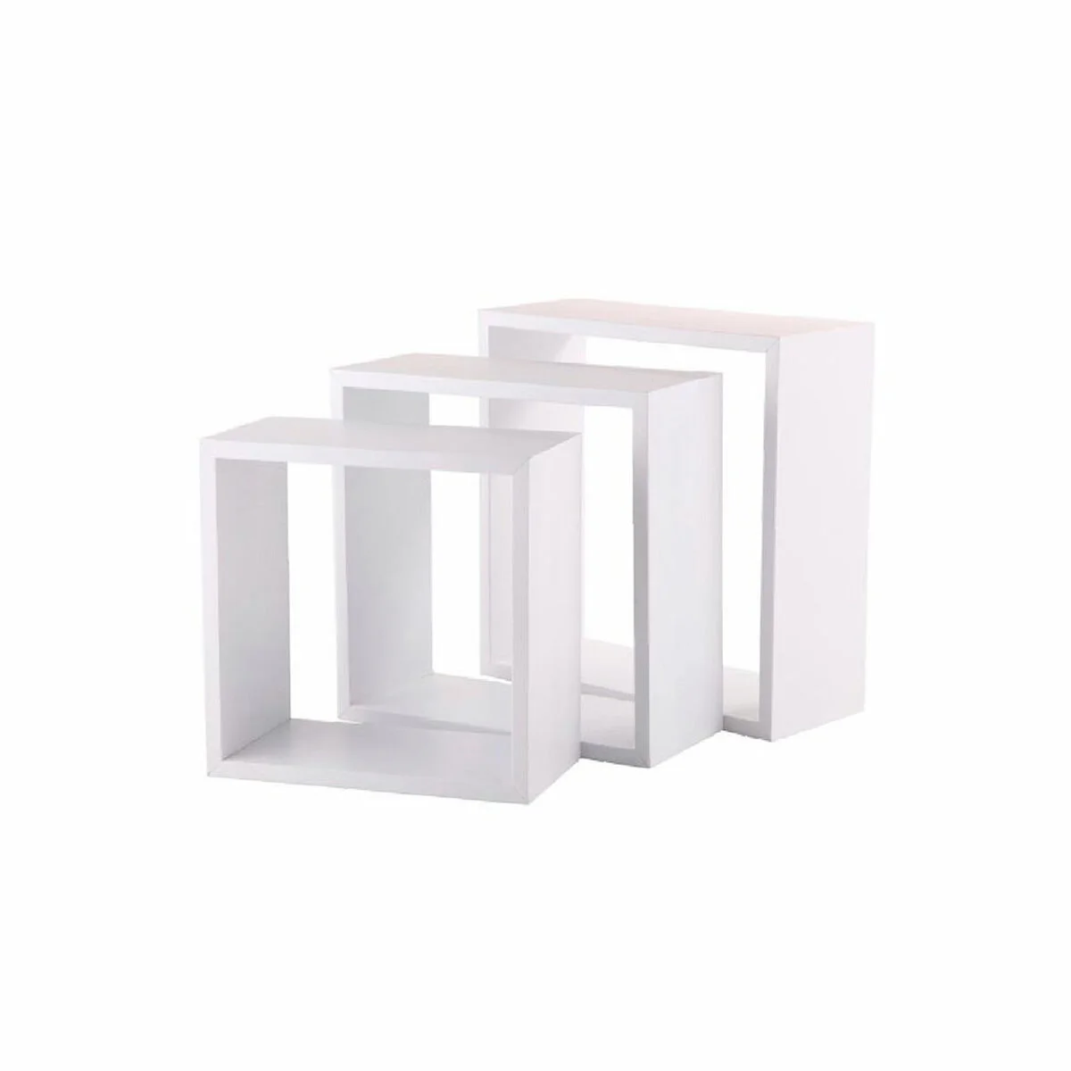 Estantes 5five Simply Smart Blanco Madera MDF Cubos 3 Piezas