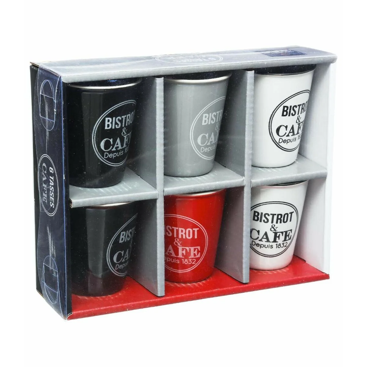 Juego de Café 5five Simply Smart Bistrot Multicolor 110 ml