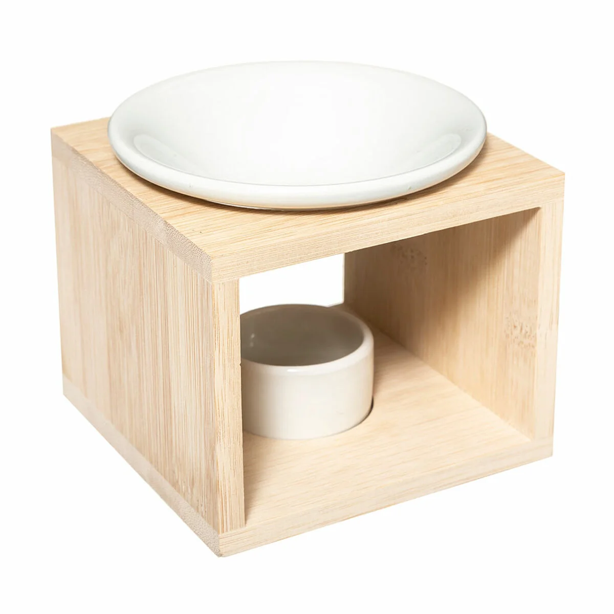 Quemador de esencias 5five Simply Smart 11,5 x 11,5 x 9,5 cm Cera Aceites Esenciales