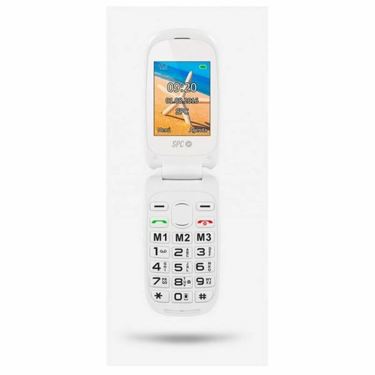 Teléfono Móvil SPC Internet HARMONY WHITE Bluetooth FM 2,4" Blanco