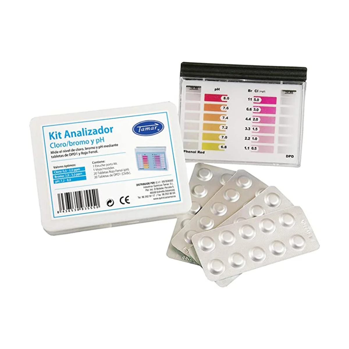 Swimming Pool Maintenance Kit Tamar dpd1 1175600000 pH test
