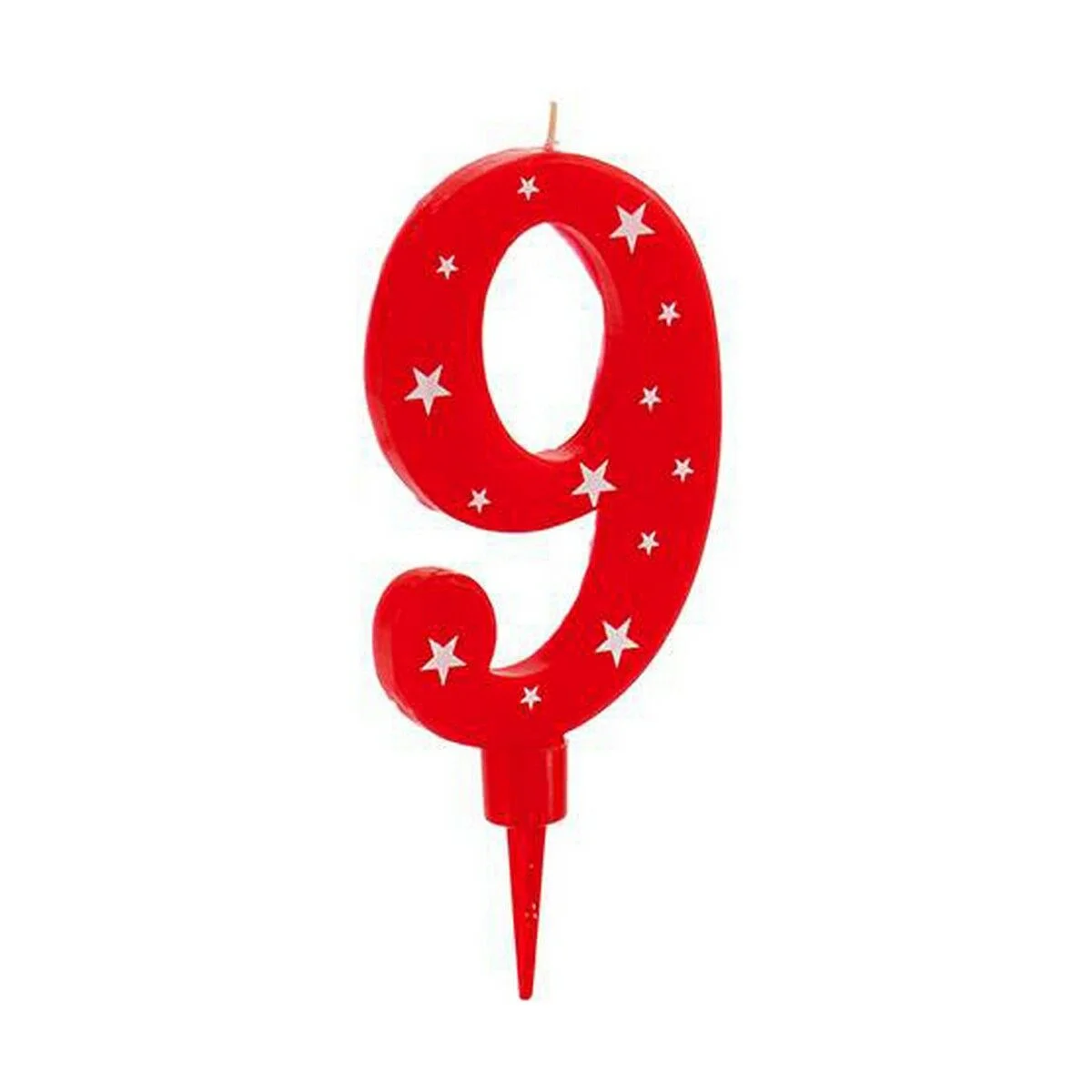 Vela Cumpleaños Número 9 (12 Unidades)